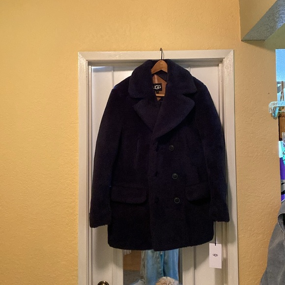 UGG ASHBURY UGGFLUFF PEACOAT Oversized - Picture 2 of 11